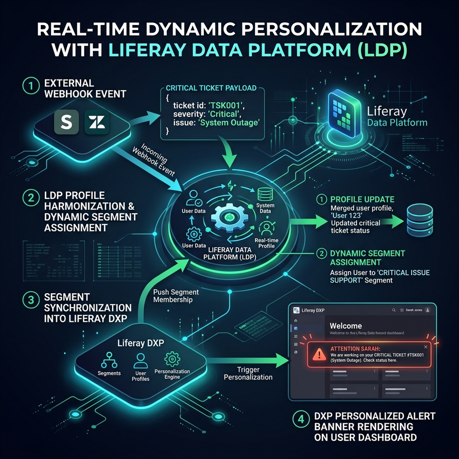 Ingestion to Dynamic Personalization End-to-End Sequence Diagram